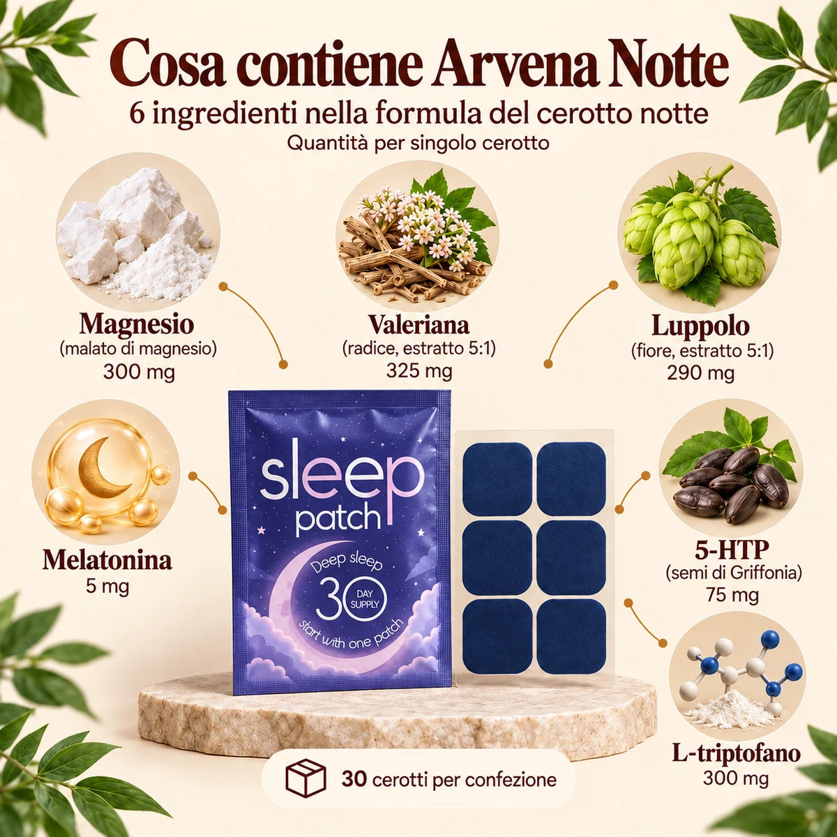 ARVENA NOTTE- INTEGRATORE BOTANICO